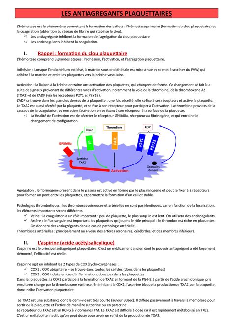 Ul F Antiagr Gants Plaquettaires Les Antiagregants