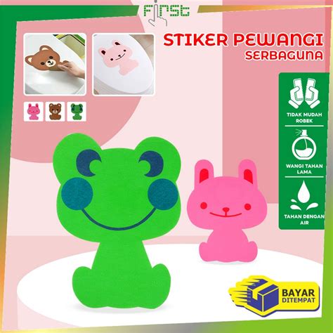 Jual Fh C922 Sticker Pewangi Toilet Karakter Serbaguna Menghilangkan