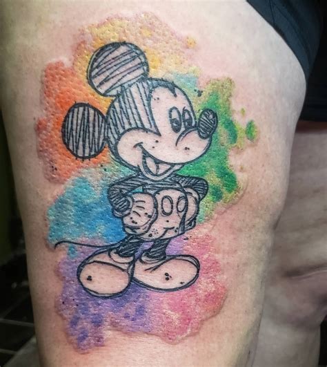 tattoo of mickey mouse 7