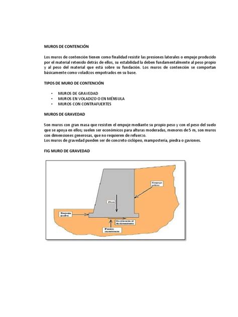 Pdf Muros De Contenci N Teoria En Word Dokumen Tips