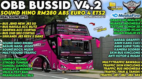 Update Obb Bussid V Sound Hino Rm Abs Euro Ets Basuri Nada