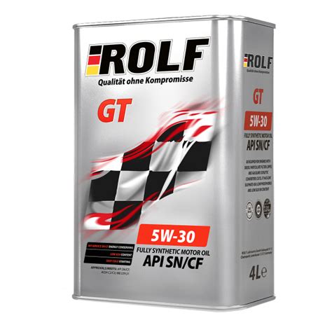 Масло моторное ROLF 5W-30 Синтетическое - купить в интернет-магазине ...