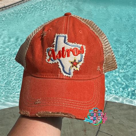 Baseball Team Cap - Orange – Shabby Chic Boutique and Tanning Salon