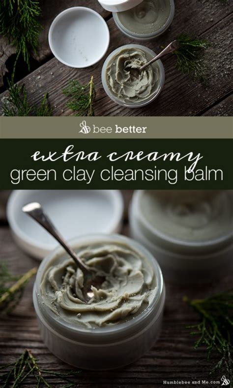 Extra Creamy Green Clay Cleansing Balm Humblebee Me