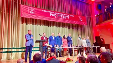 Primarul Cristian Gentea reales preşedinte al PSD Piteşti