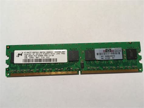 DDR2 SDRAM 1GB 667MT/s 240-UDIMM