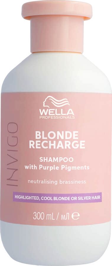 Wella Professionals Care Invigo Blonde Recharge Colour Refreshing Shampoo Cool Blonde Ml