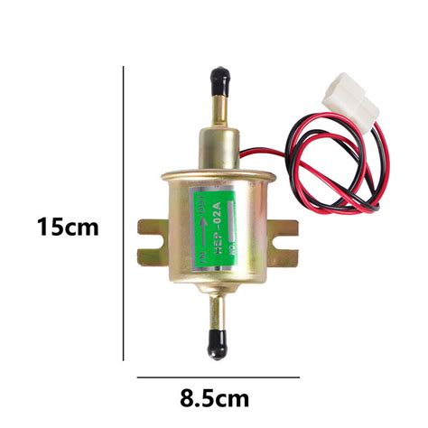 2 Packs 12v Electric Fuel Pump Hep 02a Universal Inline Low Pressure Gas Diesel Ebay