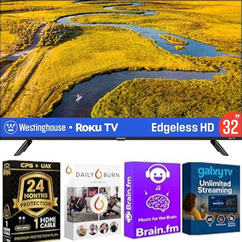 Westinghouse 32-Inch Edgeless Roku Smart TV - LED HD w/Wi-Fi