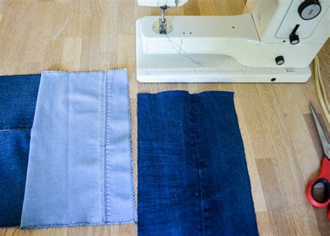 DIY Denim Curtains – how to make lined curtains