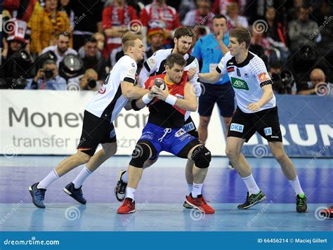 Ehf Euro Germany Spain Final Editorial Stock Image Image Of Ball