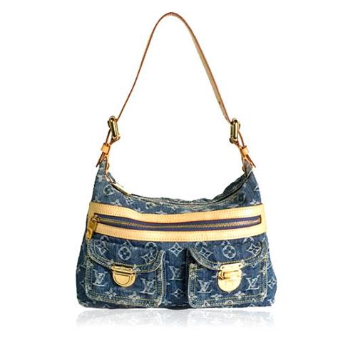 Louis Vuitton Monogram Denim Baggy Pm Handbag