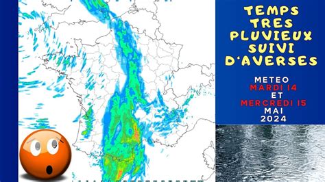 VIGILANCE CUMUL DE PLUIE IMPORTANT AVERSES MERCREDI OU ET QUAND POINT