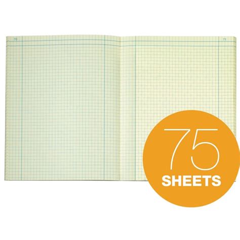 Numbered Pages Quadrille Computation Notebook | Wayfair