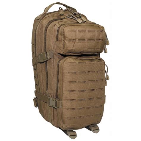 Mfh Highdefence Us Rucksack Assault I Laser Coyote Tan Chf