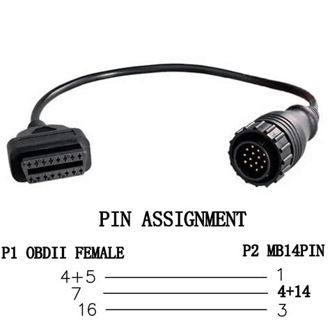 Cabo Conector De Scanner De Diagn Stico Para Mercedes Benz Sprinter