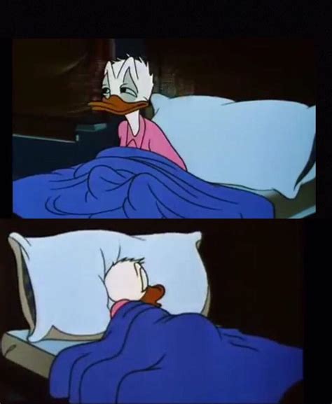 Donald Duck Sleepless Blank Template Imgflip