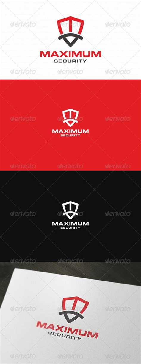 maximum security logo slow computer logo shapes security company