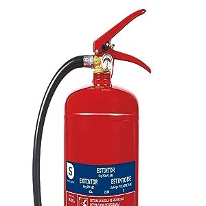 Smartwares Extintor De Polvo Seco 6 KG Resistencia Al Fuego ABC