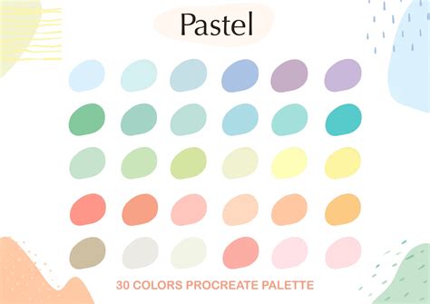 Palette De Couleurs Pastel L Palette De Couleurs Minimale L Etsy