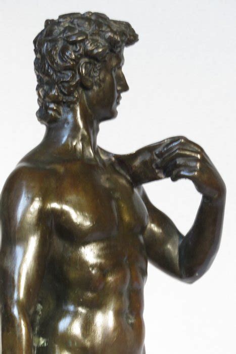 After Michelangelo Sculpture David 38 Cm Bronze Catawiki