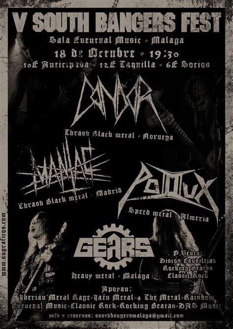 Cambios En El Cartel Del V South Bangers Fest The Metal Circus