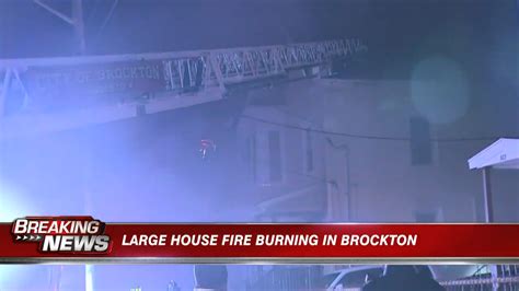 Crews Battle Large House Fire In Brockton Boston News Weather Sports Whdh 7news