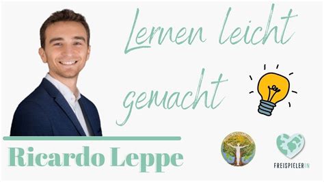 Ricardo Leppe Lernen Leicht Gemacht Youtube