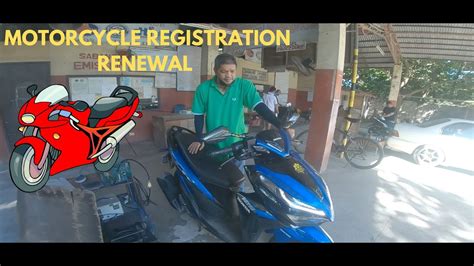 MOTORCYCLE REGISTRATION RENEWAL REHISTRO NG MOTOR PAANO MAG RENEW SA