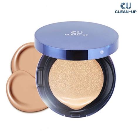 Кушон с сменным блоком № 21 CU Skin Clean-Up Skin Fit Cushion SPF 50 ...