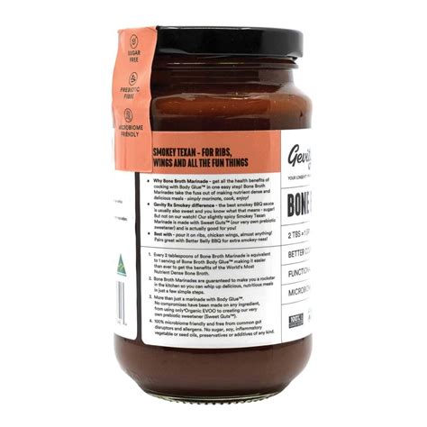 Gevity Rx Bone Broth Marinade Smokey Texan Ml