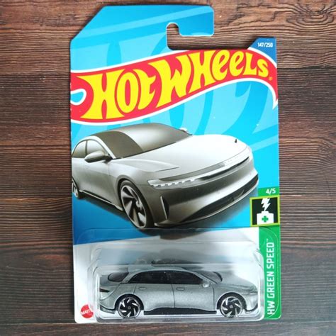 Jual HOT WHEELS LUCID AIR SILVER HW GREEN SPEED MOBIL SEDAN Shopee