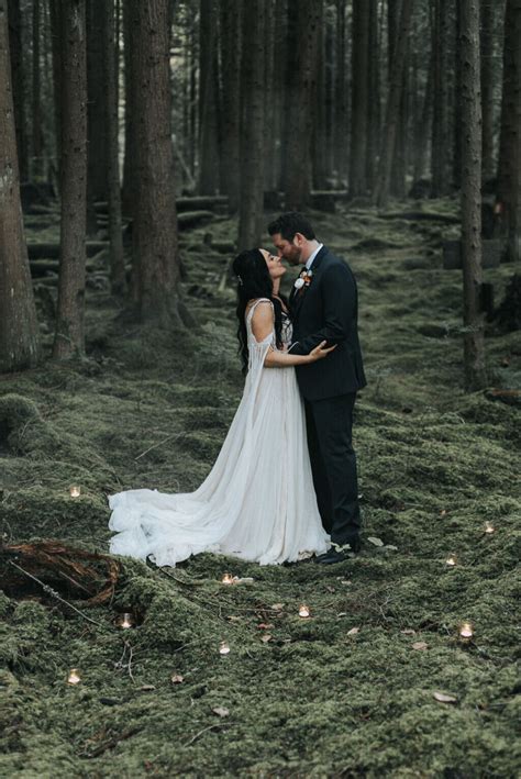 Emerald Forest Elopement Amber Tony — Tapestry Event Co L Seattle