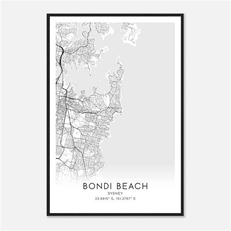 Bondi Beach - Custom Maps & Posters