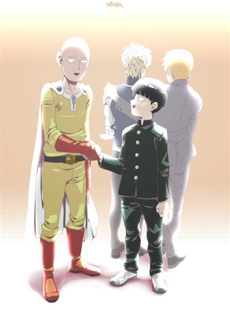 One Punch Man X Mob Psycho 100 Mob Psycho 100 Wallpaper Mob Psycho