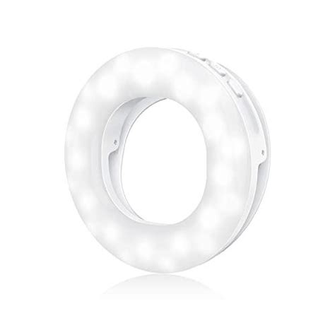 Atumtek Aro De Luz Led Para M Vil Anillo De Luz Selfie Recargable Clip