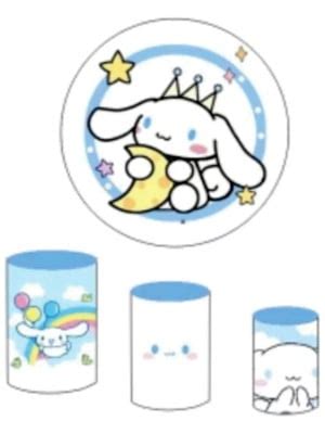 Kit Painel 1 5m Sublimado Trio Cilindros Cinnamoroll 1 Elo7