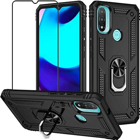 MeiyueEr Funda Para Moto E20 E30 E40 360Soporte Giratorio Magnetic