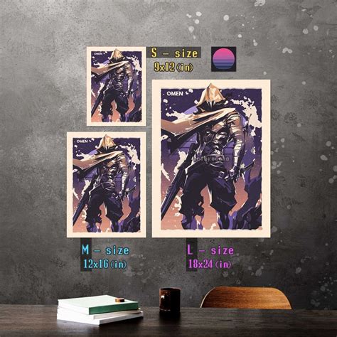 Valorant Poster Omen Valorant Omen Matte Finish Art Print Etsy Hong Kong