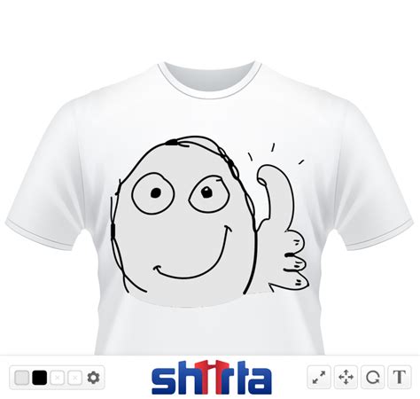 Derpthumbupmeme Meme Shirts Rage Faces Online Comics Troll Face