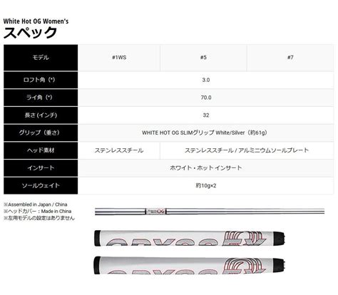 Yahoo オークション 新品 女性用 オデッセイ WHITE HOT OG WS パタ