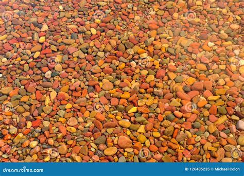 Lake McDonald Underwater Rocks Stock Image - Image of park, national ...