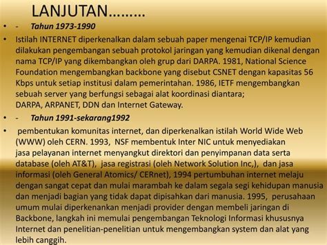 Sejarah Perkembangan Teknologi Informasi Dan Komunikasi Tik Dari Masa Ke Masa Ppt