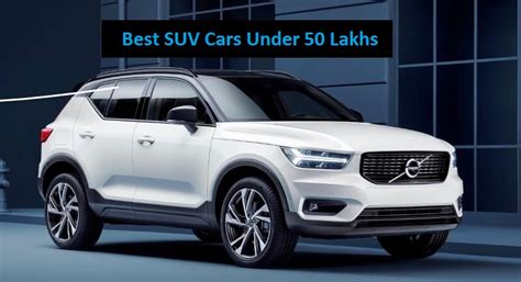 Best Suv In India 2021 Cars Between 20 And 50 Lakhs News Enrol