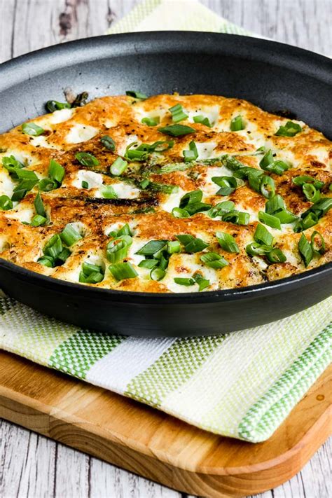 Asparagus Frittata With Fresh Mozzarella Kalyn S Kitchen