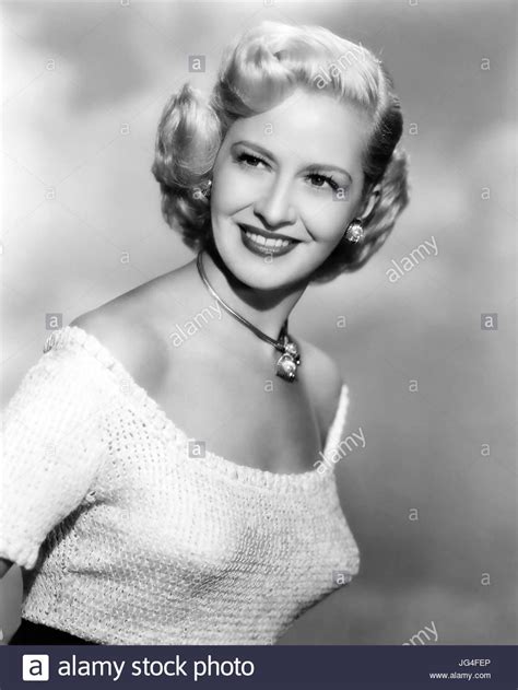 Marilyn Maxwell 1921 1972 Us Film Actress In 1951 Stock Photo