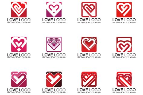 Love Logo Design Heart Shape Logo Vector Graphic by kosunar185 ...