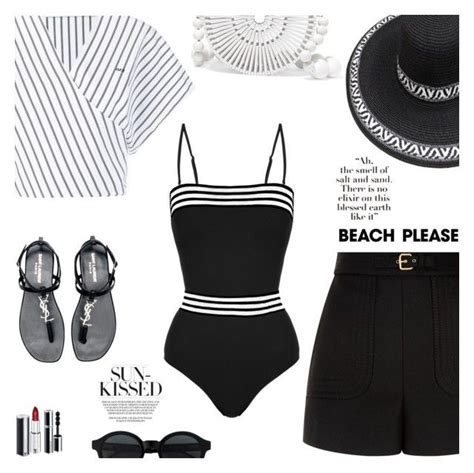 Off To The Beach It S Hot In Australia By Jan Liked On Polyvore Featuring RED Valentino
