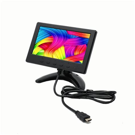 Supplier LCD LED 7 Inch Monitor Mini Small HDMI VGA AV BNC Interface