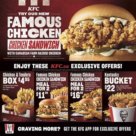 Kfc Canada Flyers